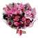 букет из роз и тюльпанов с лилией. Омск